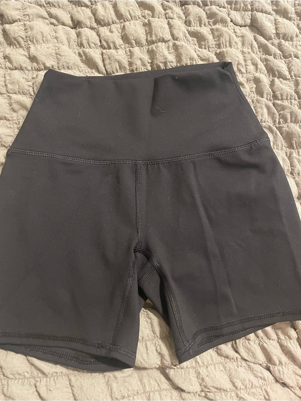 RBX Black High-Waist Bike Shorts